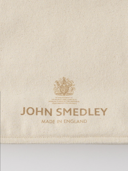 【日本限定】JOHN SMEDLEY×re-wrap オーガニックコットンキャンバスバッグ｜LARGE 詳細画像 NATURAL 6